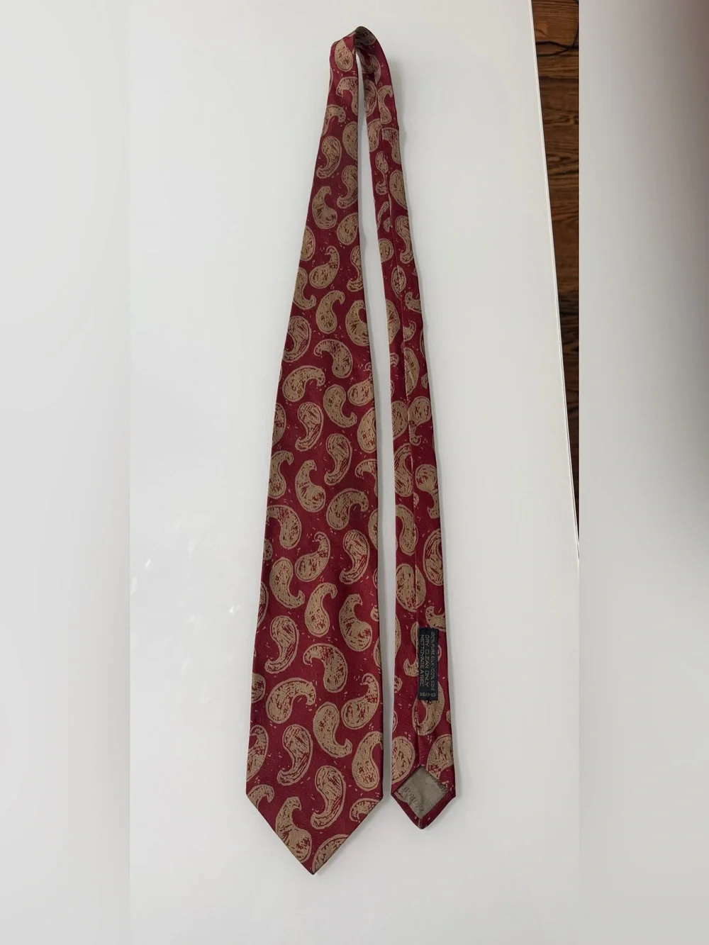 Giorgio Armani Cravatte Men’s 100% Silk Vintage Tie